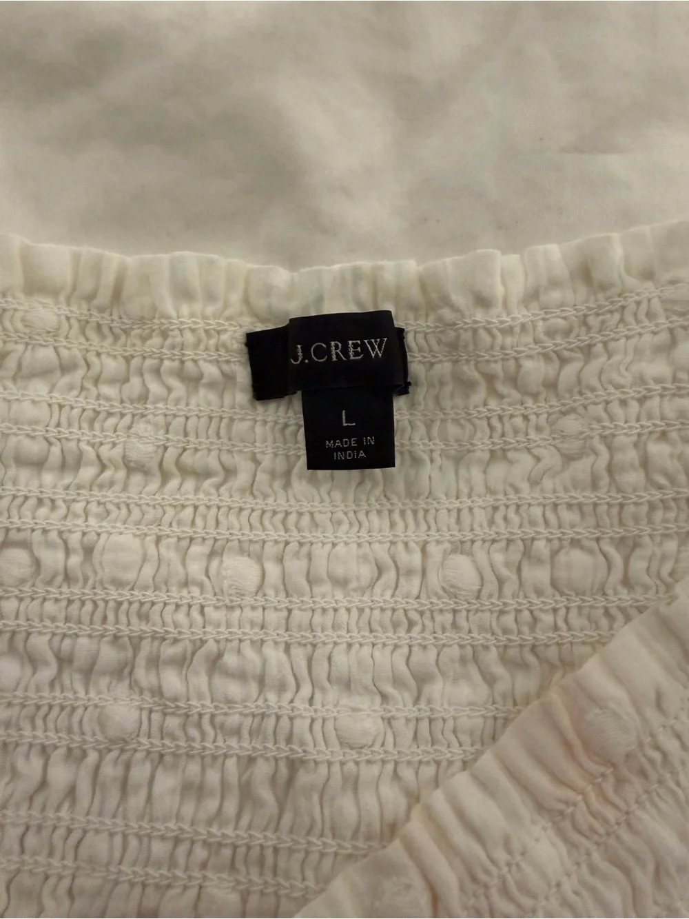 J. Crew lightweight tiered